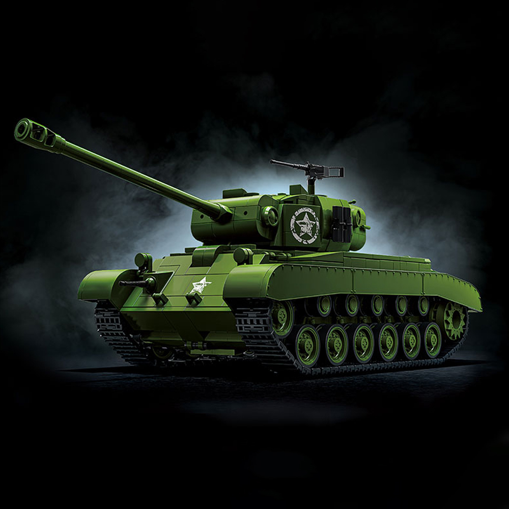 M26 PERSHING 1703 Pcs TANK  Building Blocks Toys Set Home Decor Perfect New Year Christmas Birthday Gifts For Friends
