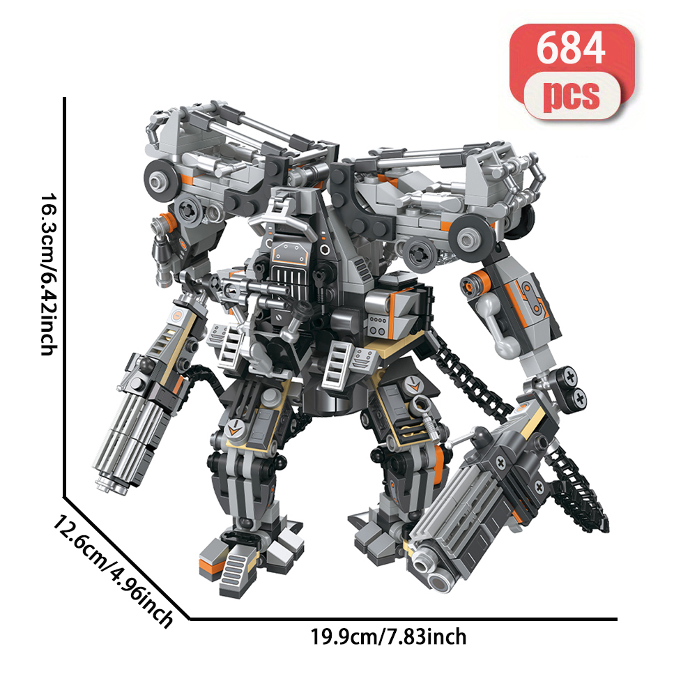 Mecha series Robot 739pcs Building Blocks Toys Set Home Decor Perfect New Year Christmas Birthday Gifts For Friends