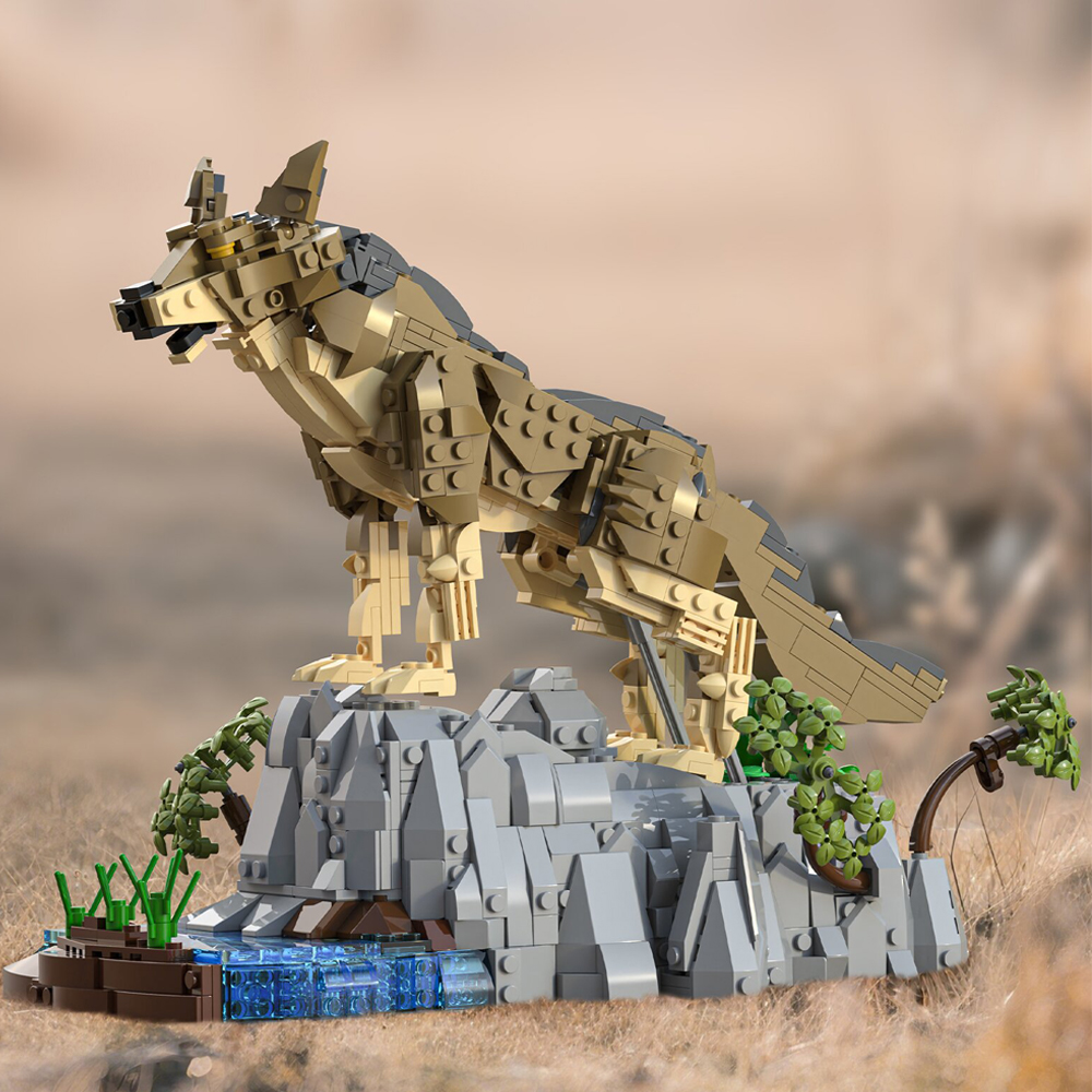 Animal Model-Wolf 1192Pcs Creative Series Building Blocks Toys Set Home ...