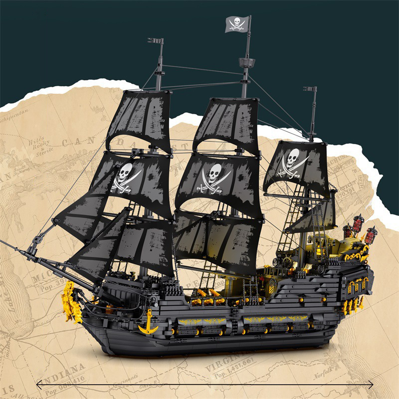 4304pcs Pirate Ship Building Blocks Toys Set Home Decor Perfect New Year Christmas Birthday Gifts For Friends