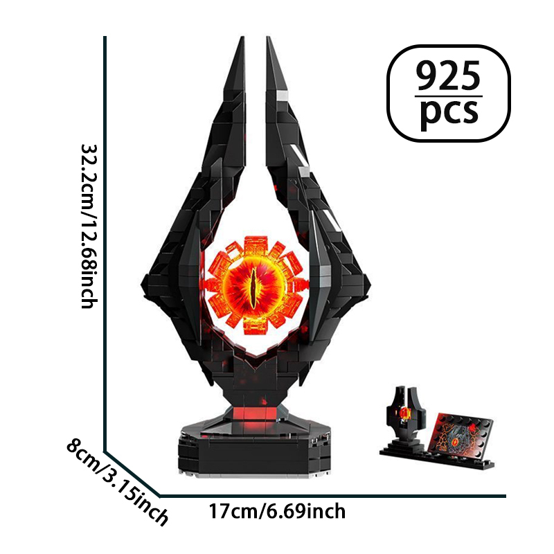 925pcs Evil Eyes Building Blocks Toys Set Home Decor Perfect New Year Christmas Birthday Gifts For Friends