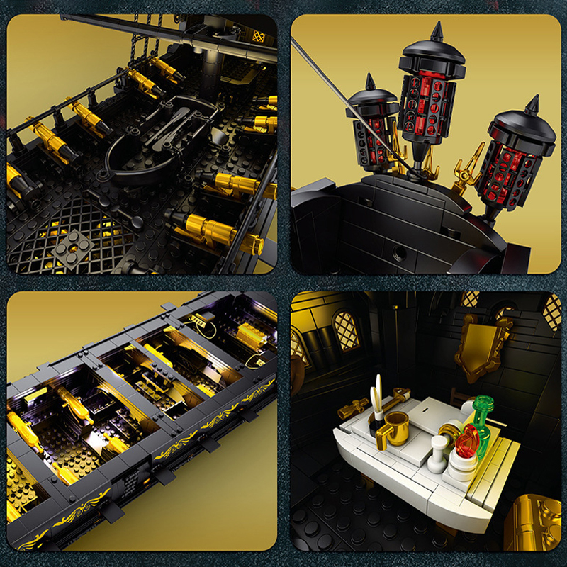 4304pcs Pirate Ship Building Blocks Toys Set Home Decor Perfect New Year Christmas Birthday Gifts For Friends