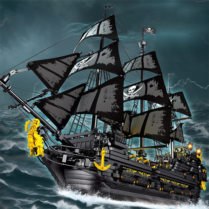 4304pcs Pirate Ship Building Blocks Toys Set Home Decor Perfect New Year Christmas Birthday Gifts For Friends