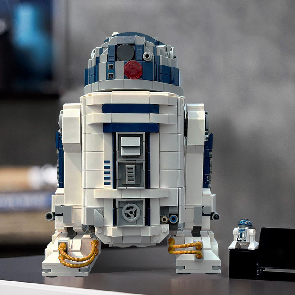 (Ship from USA) Star Wars Serial R2-D2 MOC 21801 1190Pcs Building Blocks Bricks