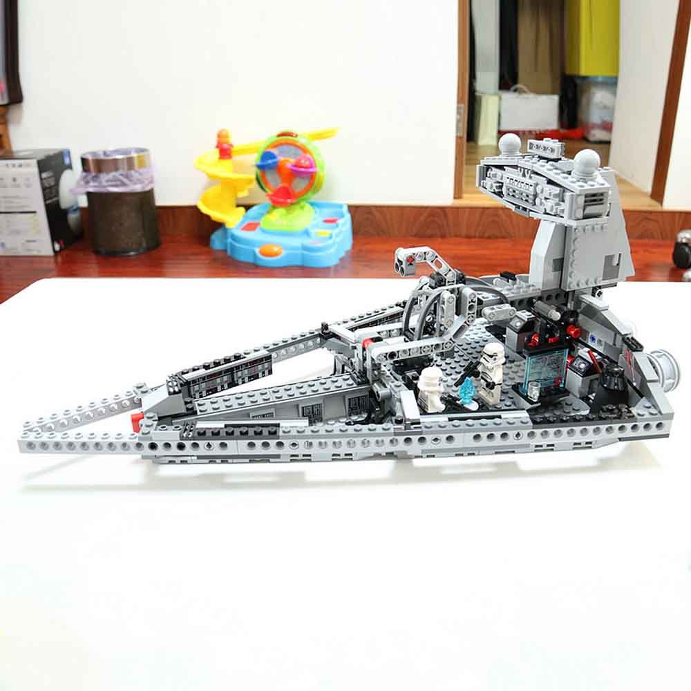 (Ship from USA) Star Wars Serial Imperial Star Destroyer 75055 05062 1391Pcs Building Blocks Bricks With Mini Figures