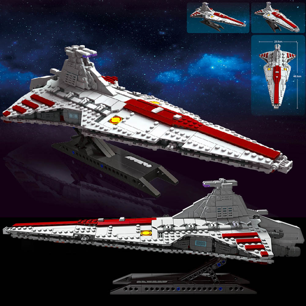 (Ship from USA) Star Wars Serial Venator-class Republic Attack Cruiser 67106 960Pcs Building Blocks Bricks