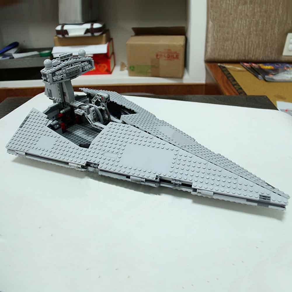 (Ship from USA) Star Wars Serial Imperial Star Destroyer 75055 05062 1391Pcs Building Blocks Bricks With Mini Figures
