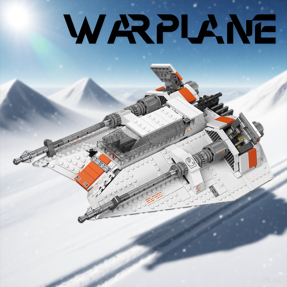 (Ship from USA) Star Wars Serial Rebel Snowspeeder MOC 21802 1006Pcs Building Blocks Bricks