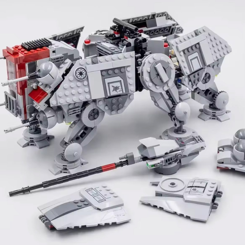 (Ship from USA) Star Wars Serial AT-TE Walker 75337 65010 1082Pcs Building Blocks Bricks With Minifigures