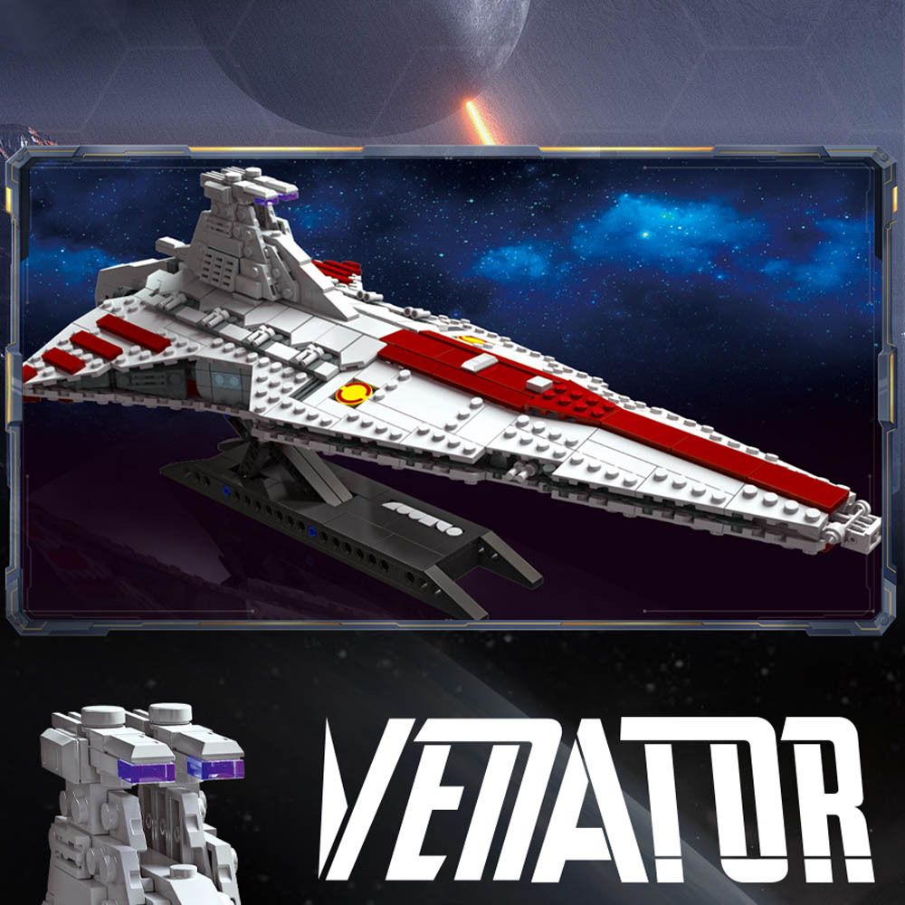 (Ship from USA) Star Wars Serial Venator-class Republic Attack Cruiser 67106 960Pcs Building Blocks Bricks