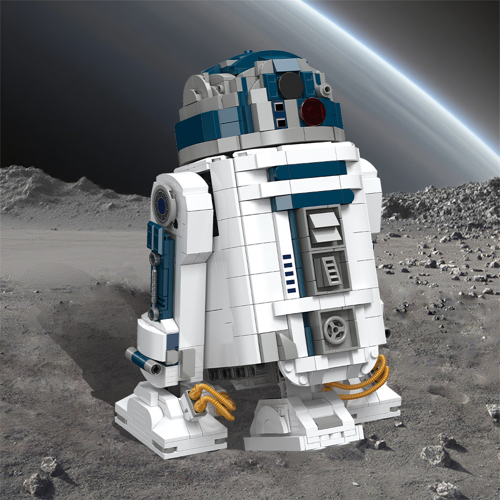 (Ship from USA) Star Wars Serial R2-D2 MOC 21801 1190Pcs Building Blocks Bricks