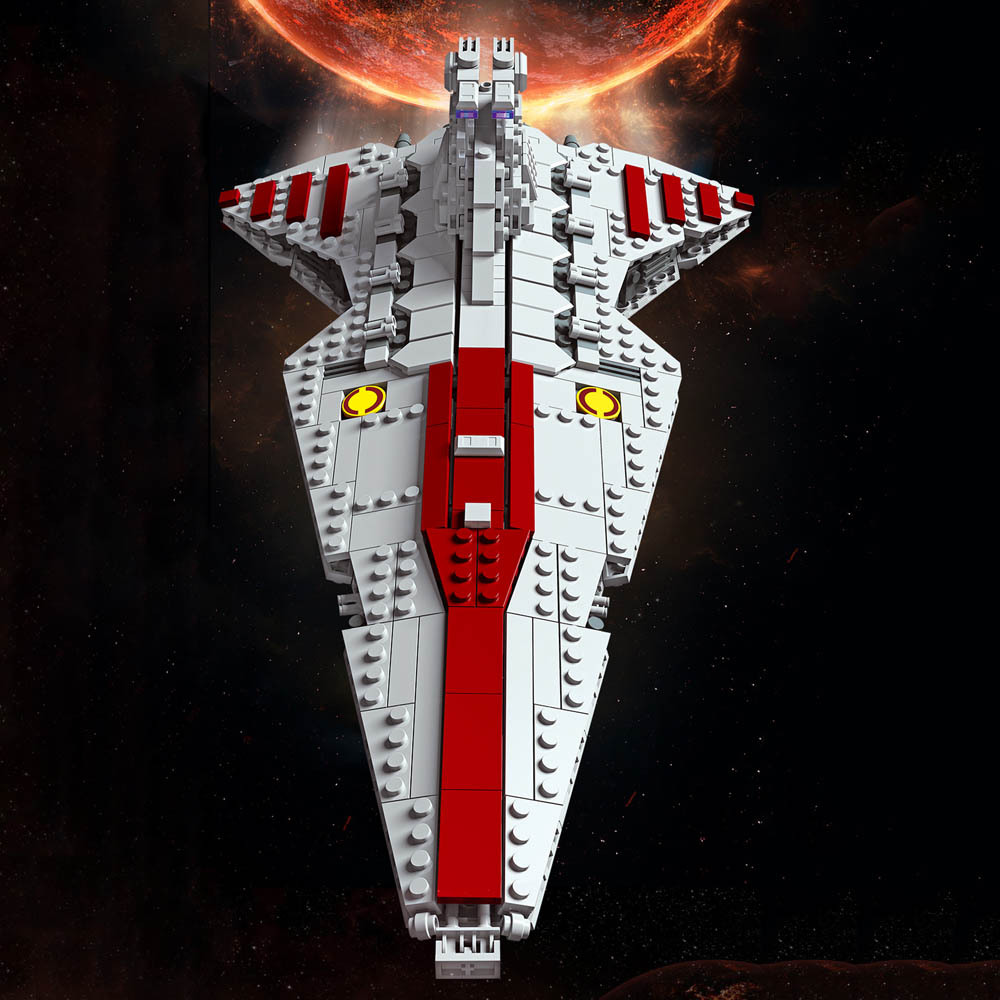 (Ship from USA) Star Wars Serial Venator-class Republic Attack Cruiser 67106 960Pcs Building Blocks Bricks