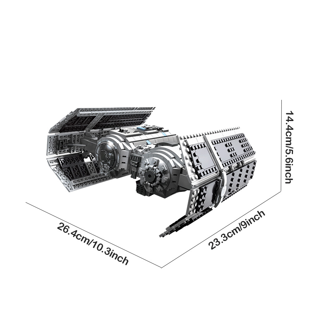 (Ship from USA) Star Wars Serial Tie Bomber 6710 1010Pcs Building Blocks Bricks