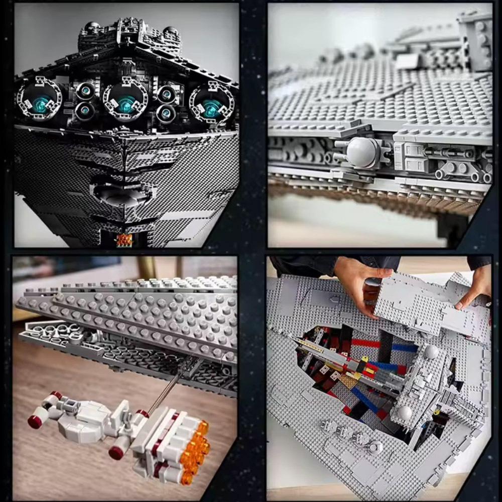 (Ship from USA) Star Wars Serial Imperial Star Destroyer 75252 81098 4784Pcs Building Blocks Bricks With Minifigures