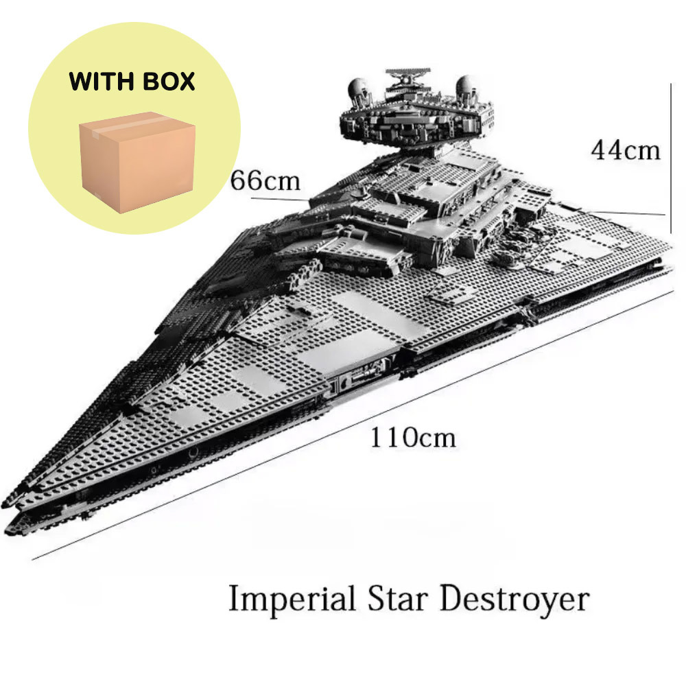(Ship from USA) Star Wars Serial Imperial Star Destroyer 75252 81098 4784Pcs Building Blocks Bricks With Minifigures