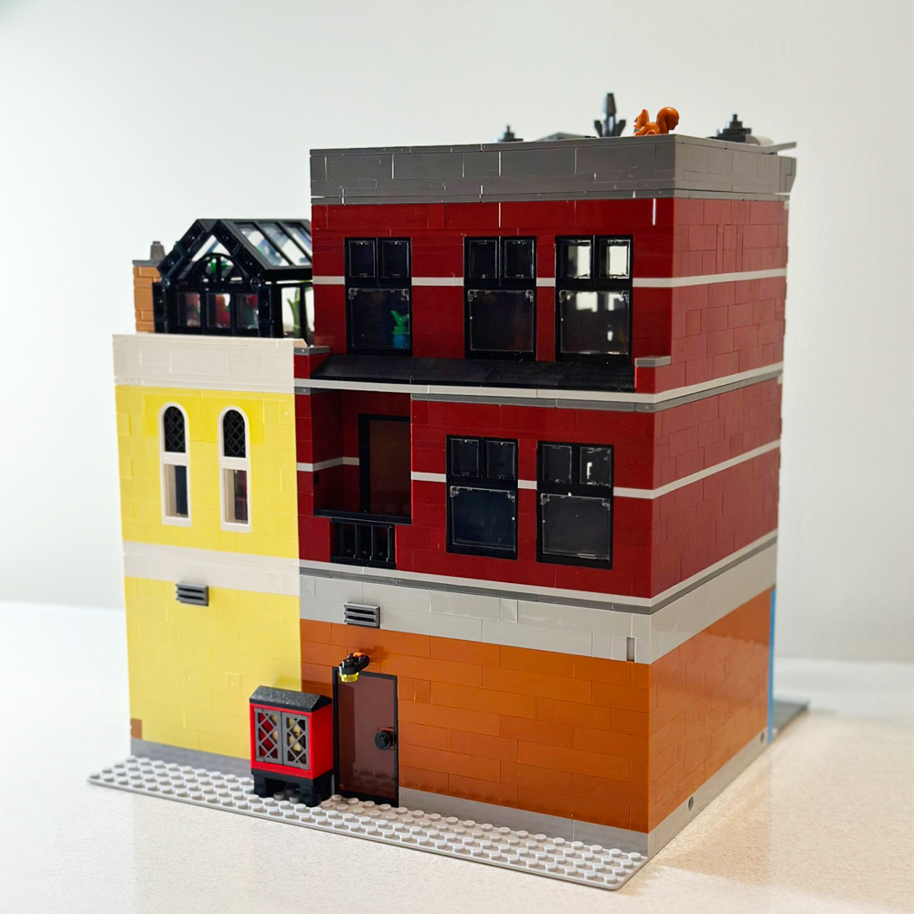 (Ship from USA) Classic Creator Expert City Street View Serial Jazz Club & Pizzeria 10312 56888 2988Pcs Building Blocks Bricks With Minifigures