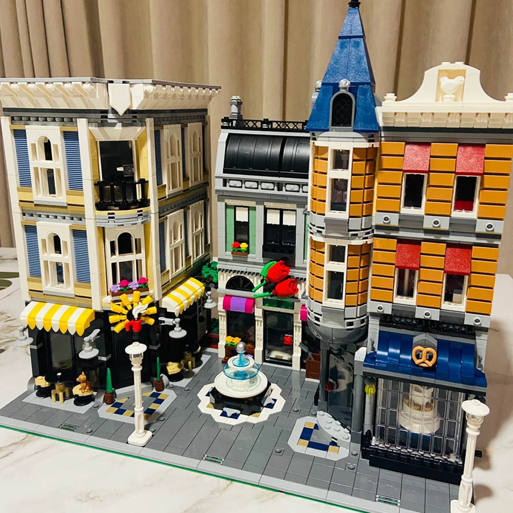 (Ship from USA) Classic Creator Expert Street View Serial Assembly Square 10255 15019 4002Pcs Building Blocks Bricks With Minifigures
