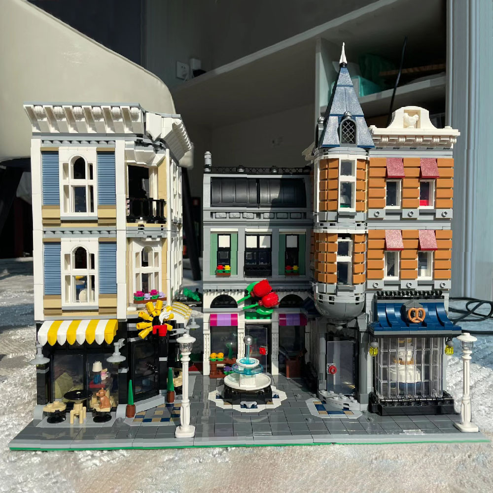 (Ship from USA) Classic Creator Expert Street View Serial Assembly Square 10255 15019 4002Pcs Building Blocks Bricks With Minifigures
