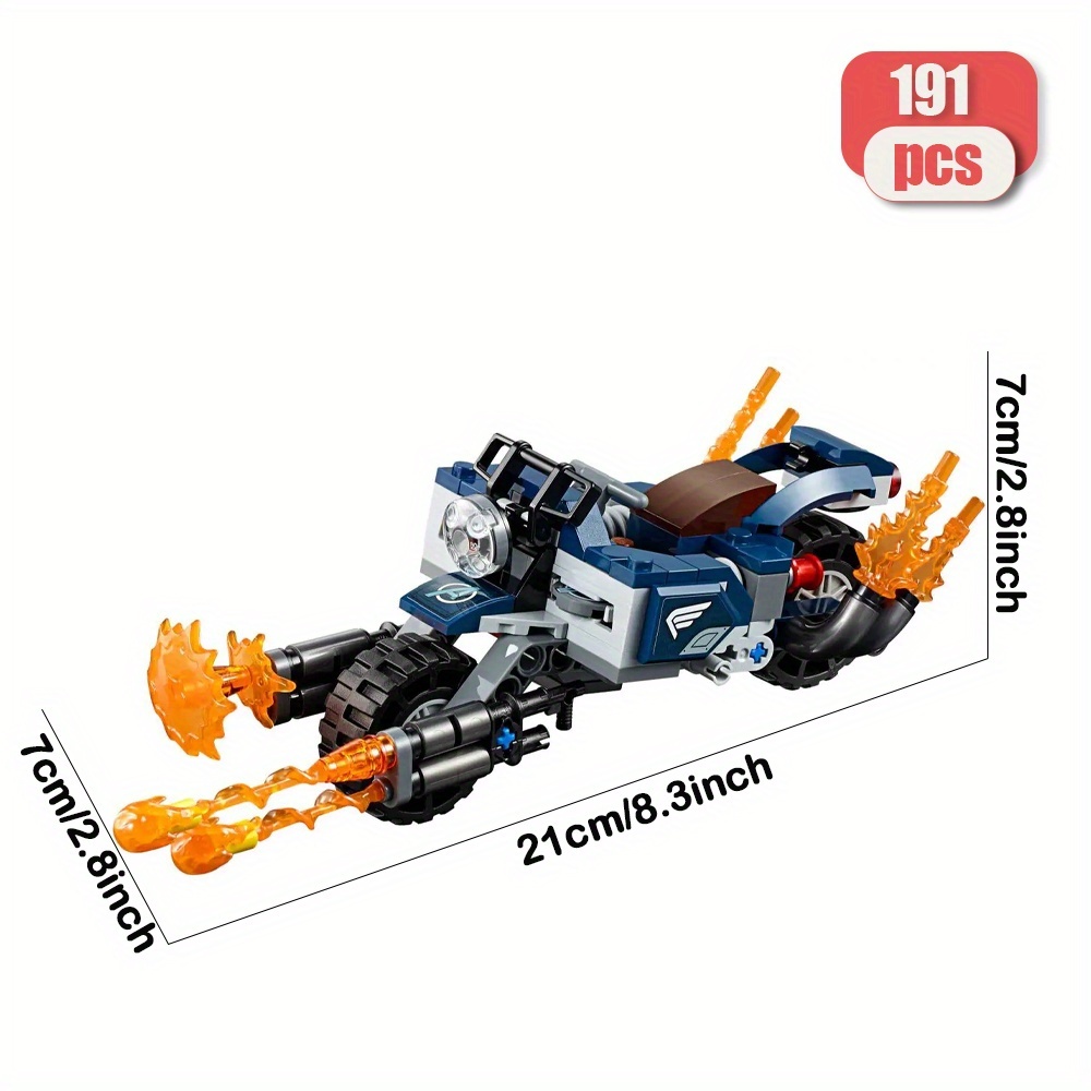 (Ship from USA) Super heroes, Marvel, And The Avengers Serial Captain America: Outriders Attack 76123 11258 167Pcs Building Blocks Bricks