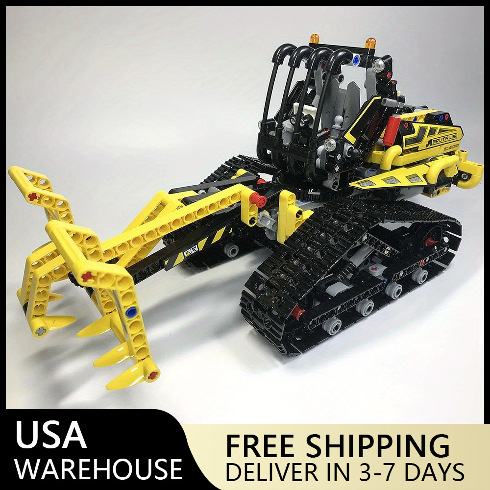 (Ship from USA) Technical And Technic Serial Tracked Loader 42094 11300 827Pcs Building Blocks Bricks