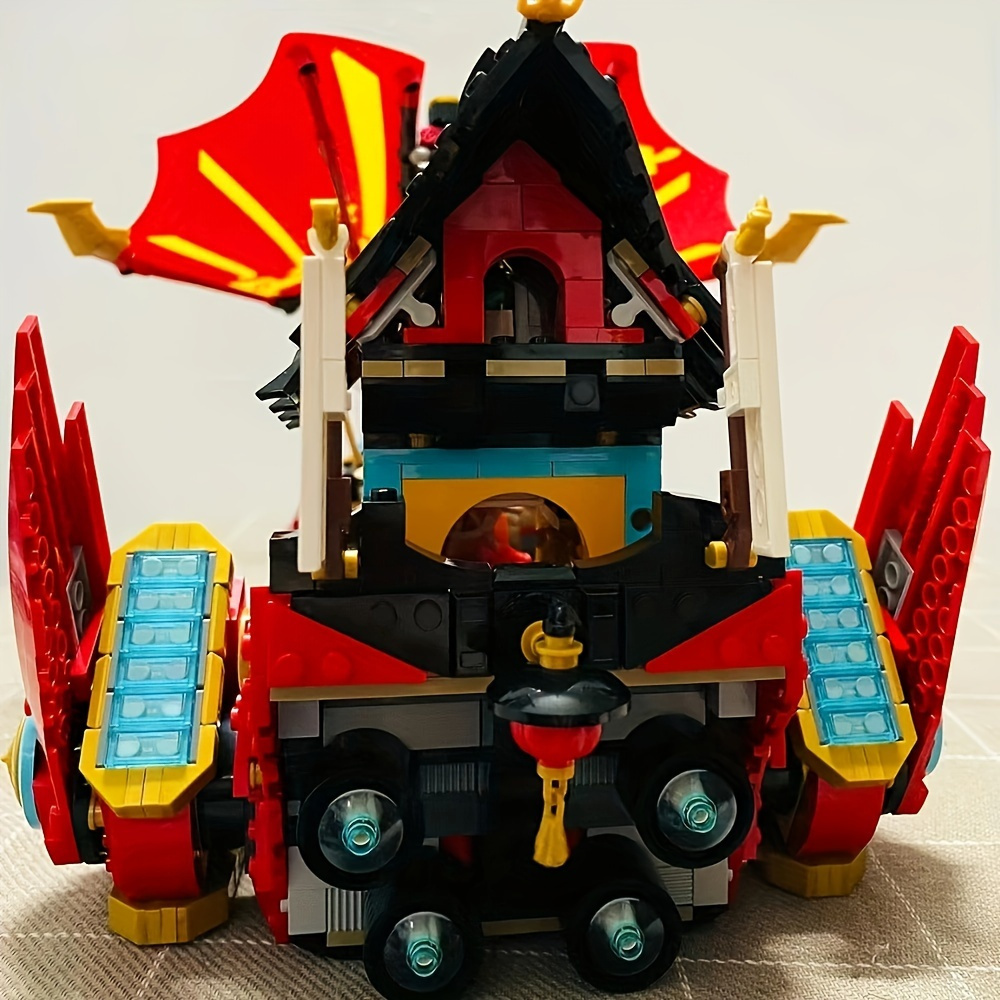 (Ship from USA) Ninjigo Serial Destiny's Bounty: Race Against Time 71797 1739Pcs Building Blocks Bricks With Minifigures