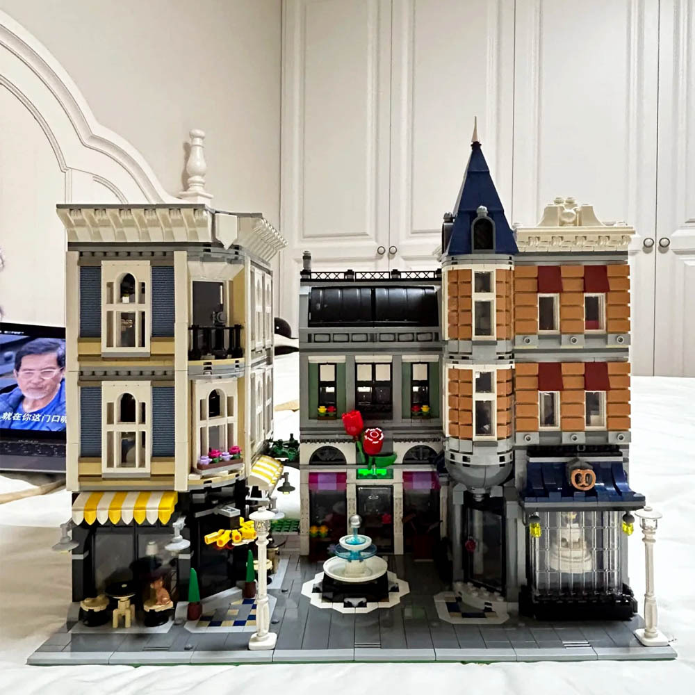 (Ship from USA) Classic Creator Expert Street View Serial Assembly Square 10255 15019 4002Pcs Building Blocks Bricks With Minifigures