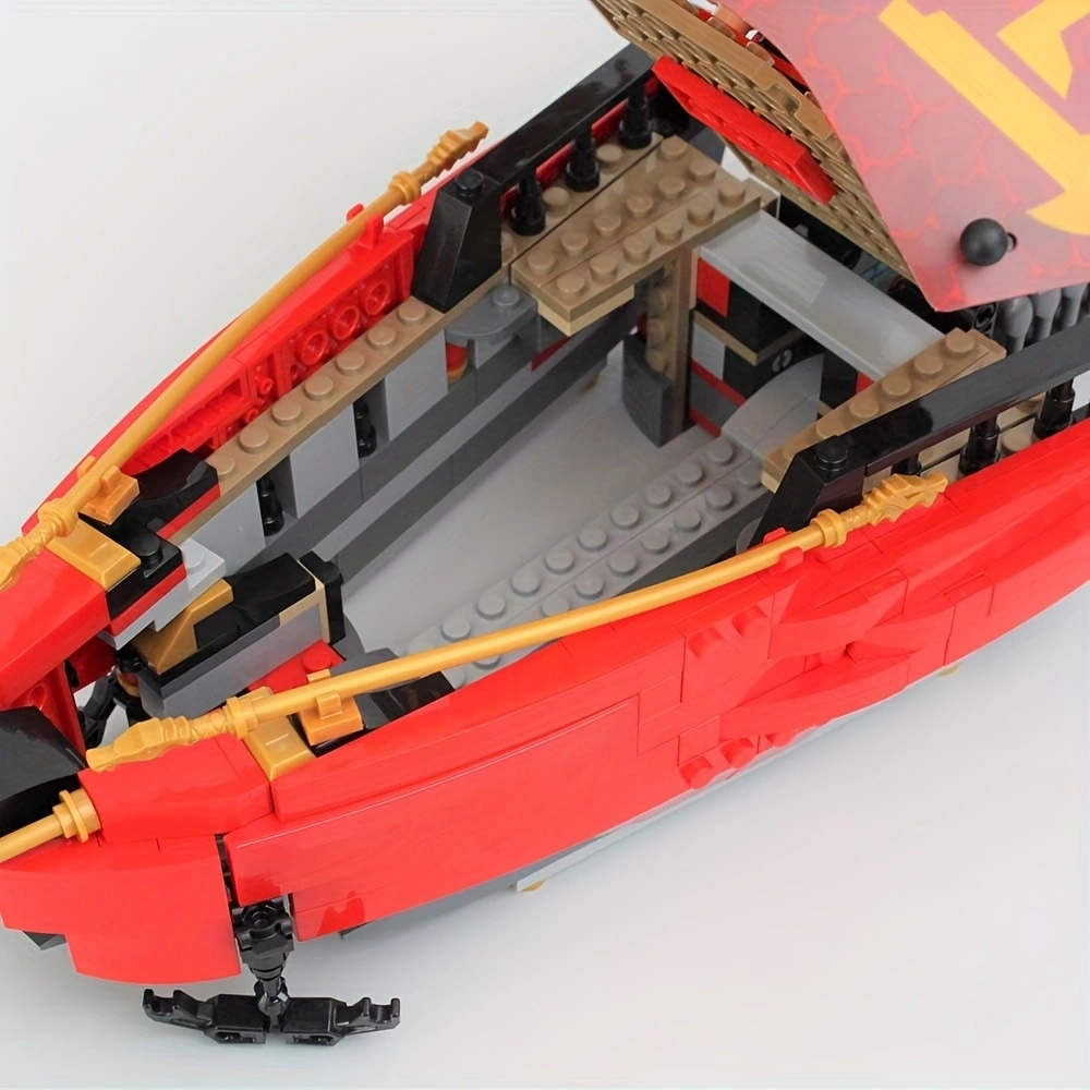(Ship from USA) Ninjigo Serial Destiny's Bounty: Race Against Time 71797 1739Pcs Building Blocks Bricks With Minifigures