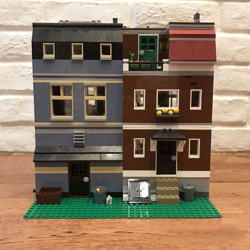 (Ship from USA) Classic Creator Expert Street View Serial Pet Shop 10218 15009 2032Pcs Building Blocks Bricks With Minifigures