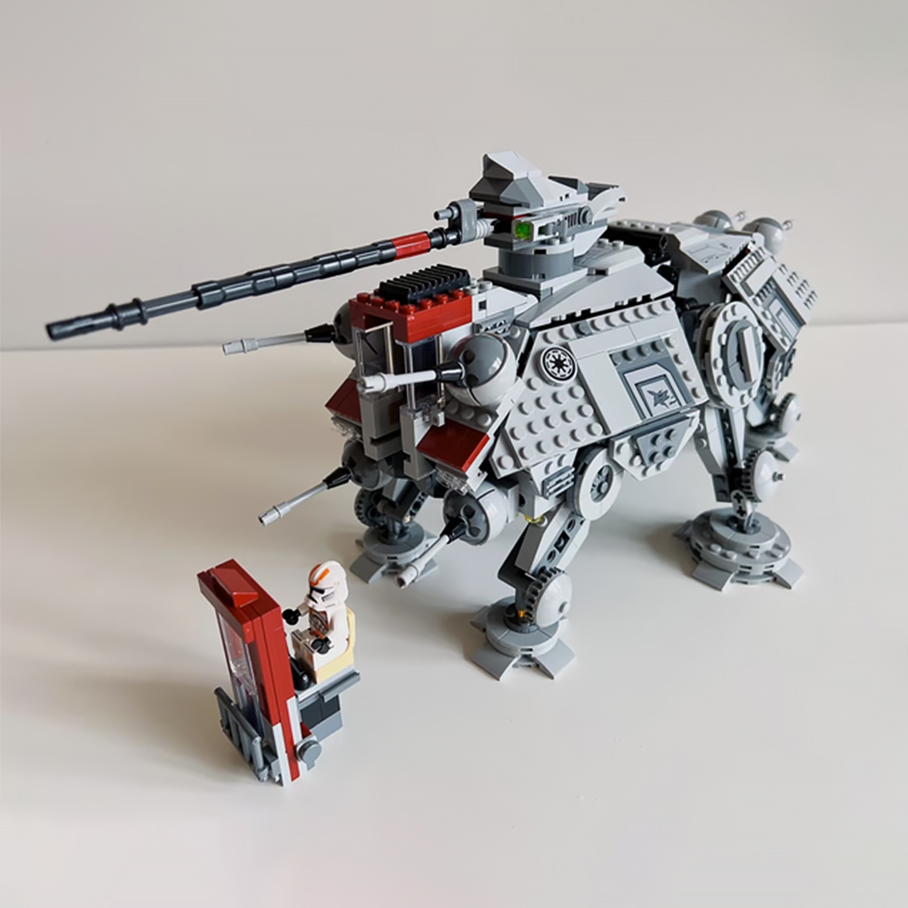 (Ship from USA) Star Wars Serial AT-TE Walker 75337 65010 1082Pcs Building Blocks Bricks With Minifigures