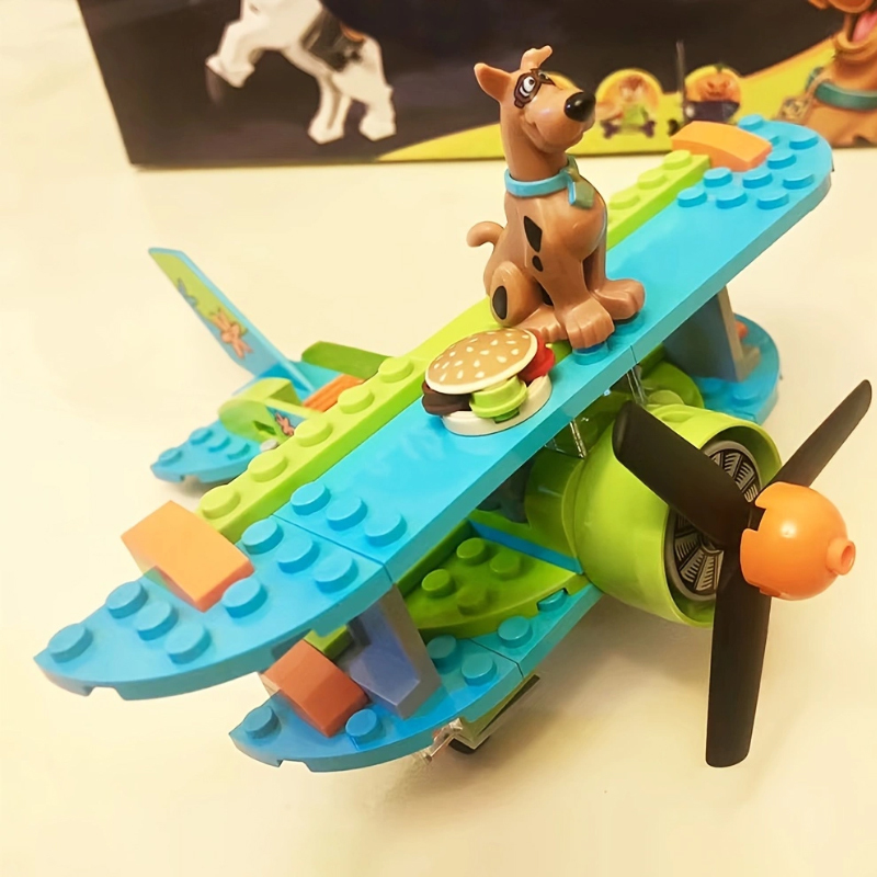 (Ship from USA) Movie&Game And Scooby-Doo Serial Mystery Plane Adventures 75901 10429 128Pcs Building Blocks Bricks With Minifigures
