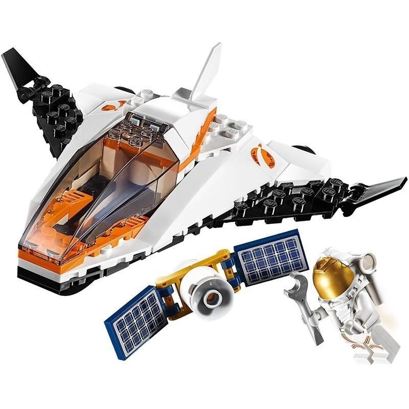 (Ship from USA) City Serial Satellite NASA Service Mission 60224 11382 84Pcs Building Blocks Bricks With Minifigures