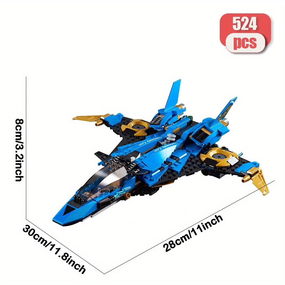 (Ship from USA) Ninjago Serial LEGACY: Thunder Ninja Jay's Storm Fighter  70668 11162 490Pcs Building Blocks Bricks