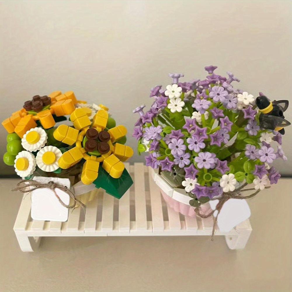 (Ship from USA) Botanical Collection And Creator Expert Serial Microscopic Flowers: Floating Light in Early Summer 1674 534Pcs Building Blocks Bricks