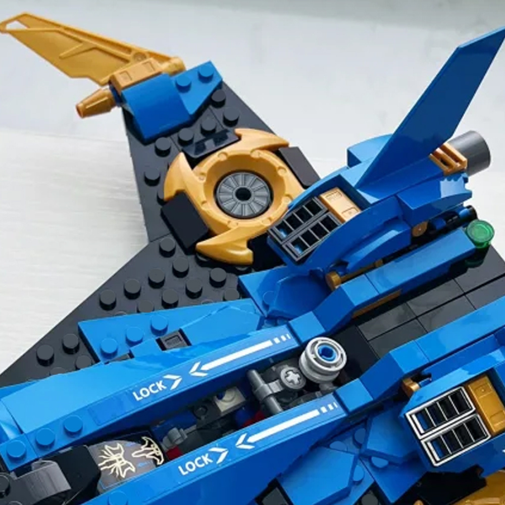 (Ship from USA) Ninjago Serial LEGACY: Thunder Ninja Jay's Storm Fighter  70668 11162 490Pcs Building Blocks Bricks