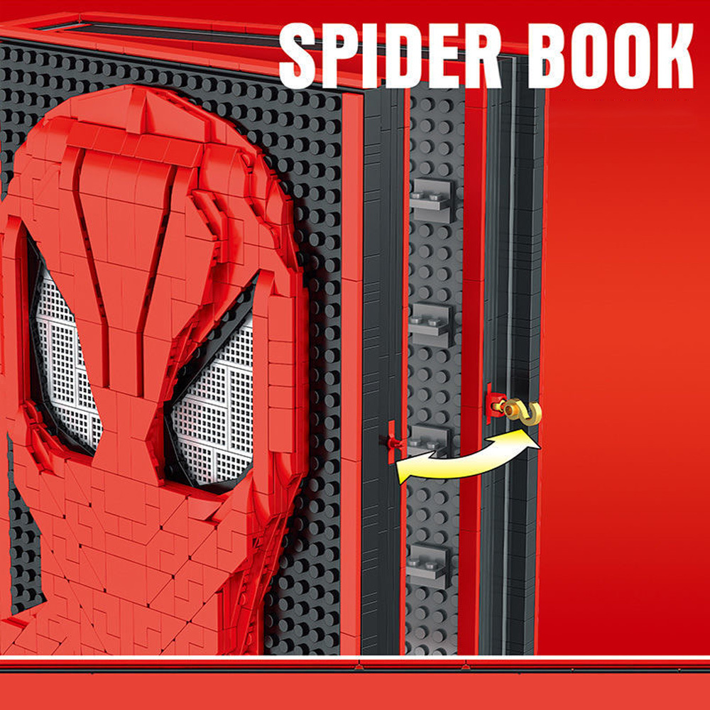 (Ship from USA) Super Heroes, Marvel And Spider-Man Serial Spider Man Man Collection Edition Building Block Book 2461 1888Pcs Building Blocks Bricks With Minifigures