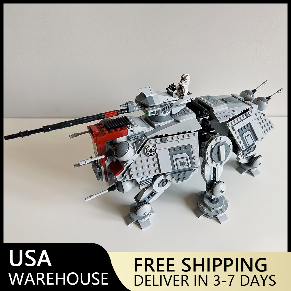 (Ship from USA) Star Wars Serial AT-TE Walker 75337 65010 1082Pcs Building Blocks Bricks With Minifigures