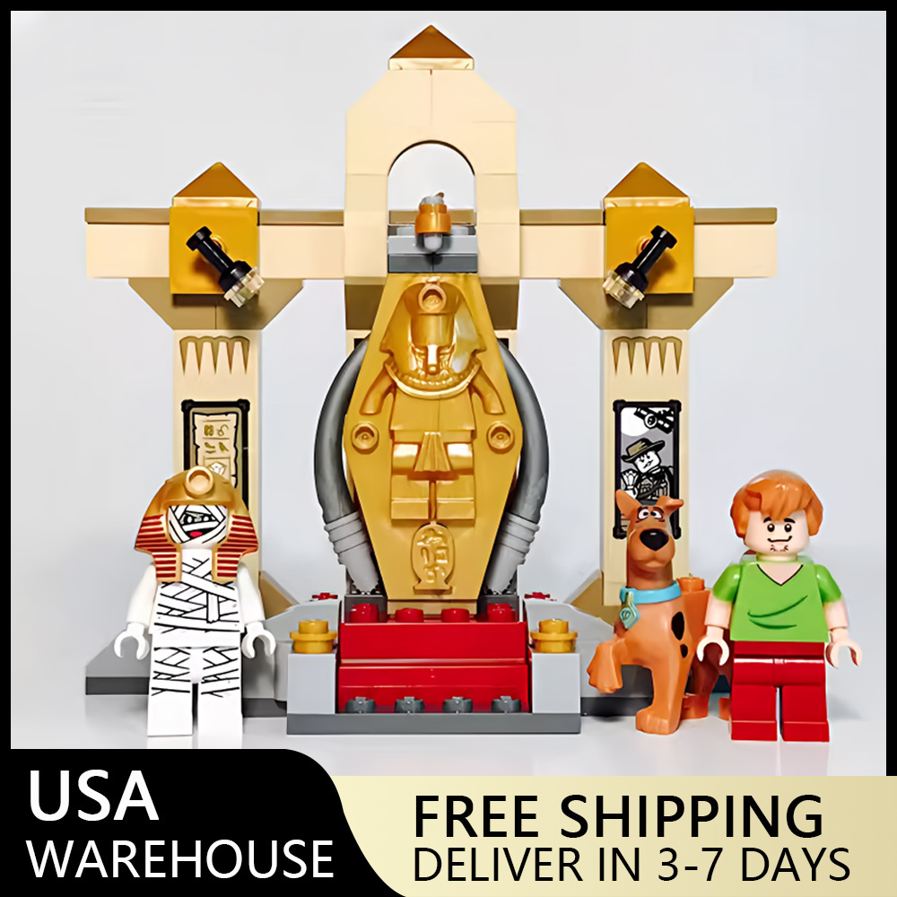 (Ship from USA) Movie & Game And Scooby-Doo Serial Mummy Museum Mystery 75900 10428 110Pcs Building Blocks Bricks With Minifigures