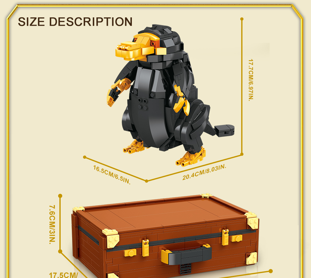 (Ship from USA) Ideas Movie Serial Magical Suitcase 21800 1404Pcs Building Blocks Bricks