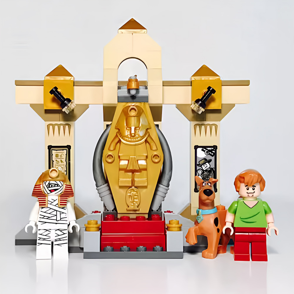 (Ship from USA) Movie & Game And Scooby-Doo Serial Mummy Museum Mystery 75900 10428 110Pcs Building Blocks Bricks With Minifigures