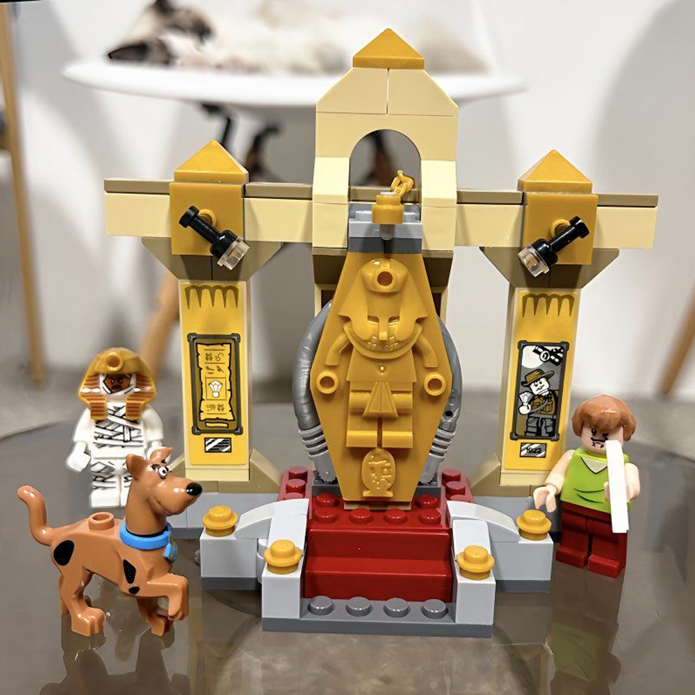 (Ship from USA) Movie & Game And Scooby-Doo Serial Mummy Museum Mystery 75900 10428 110Pcs Building Blocks Bricks With Minifigures