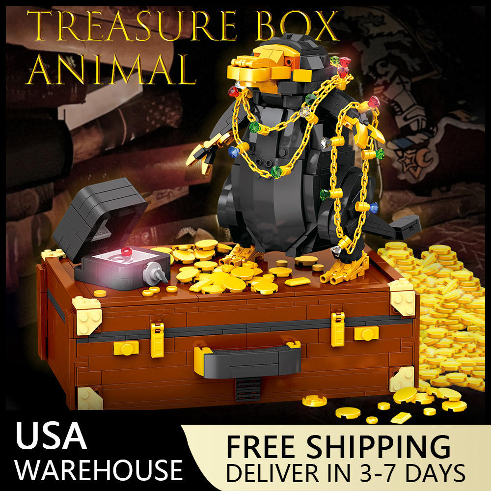 (Ship from USA) Ideas Movie Serial Magical Suitcase 21800 1404Pcs Building Blocks Bricks