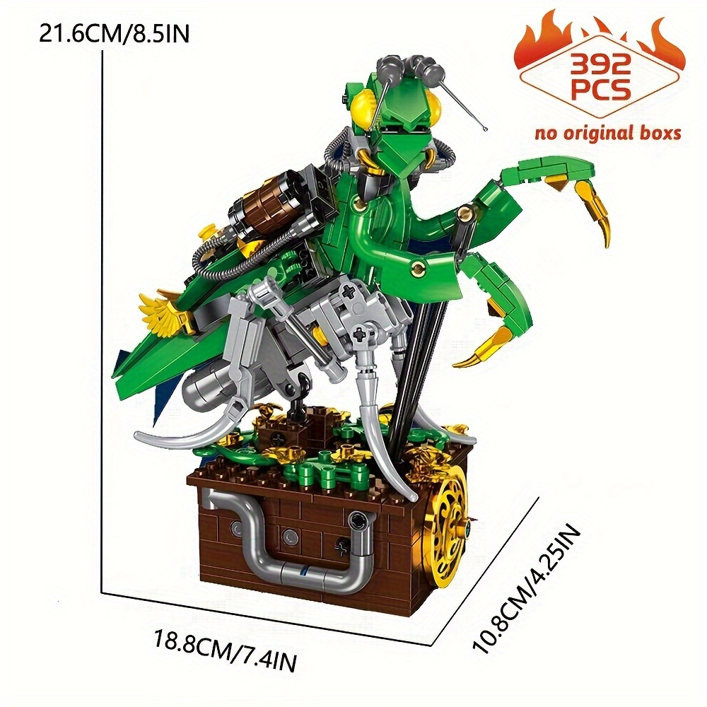 Mantis Animal 392pcs Moc Model Modular Building Blocks Bricks Toys JD013