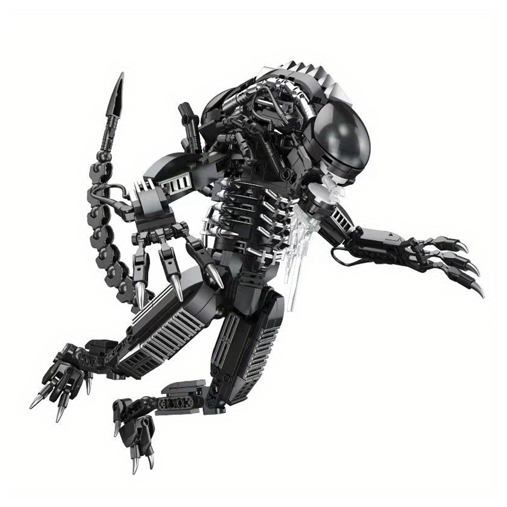 (Ship from USA) Movie & Game Serial Battle Xenomorph  JJ9154 882Pcs Building Blocks Bricks