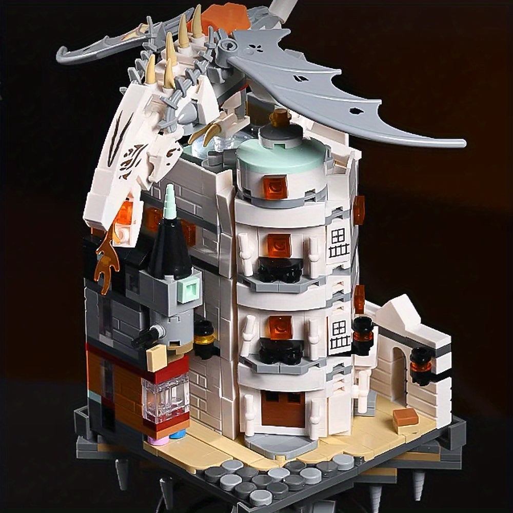 Creative Hot Sale City Street View Detective's Office Assembled 1056pcs Moc Model Modular Building Blocks Bricks Toys JD026