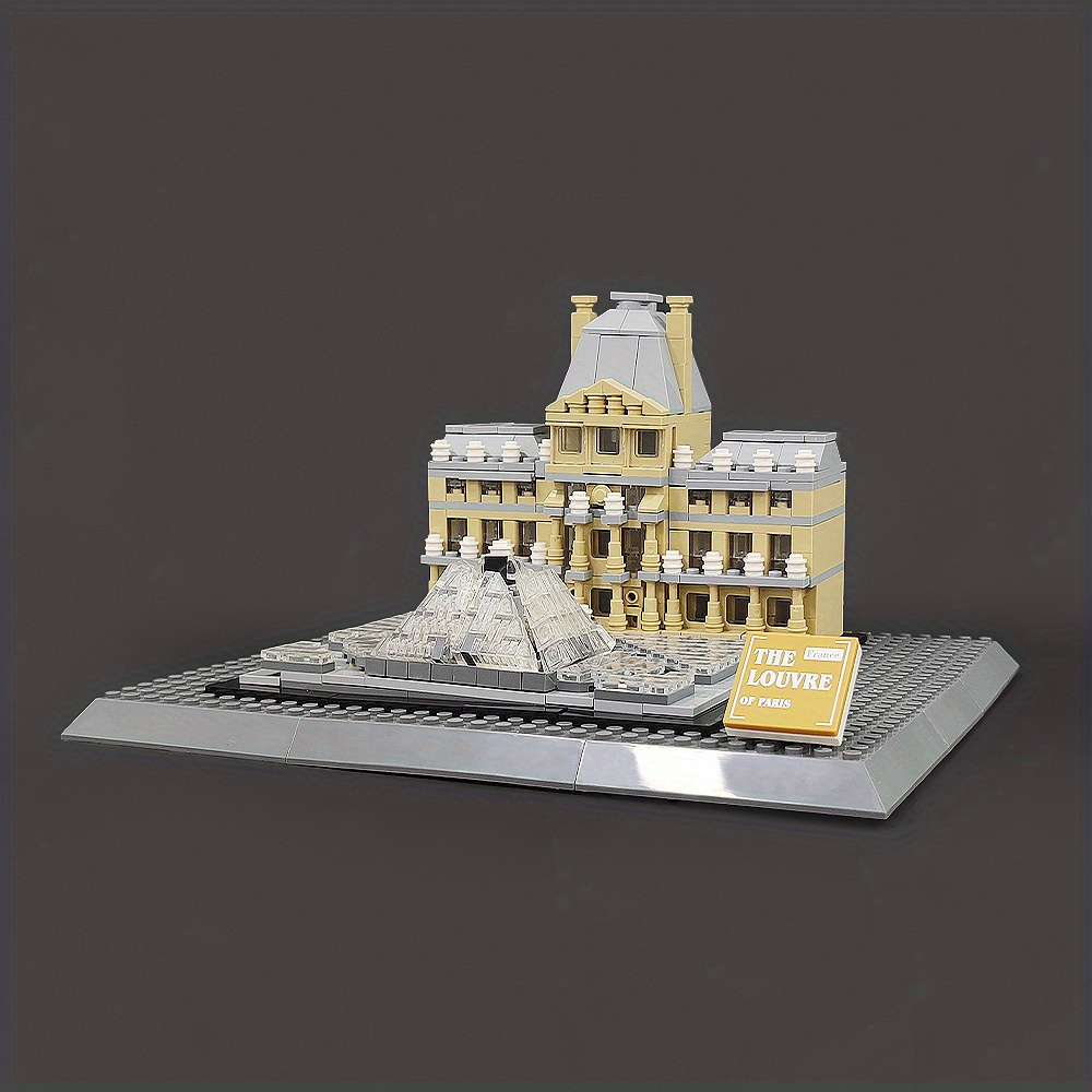 The Louver of Paris 821pcs Moc Model Modular Building Blocks Bricks Toys WG4213 21024