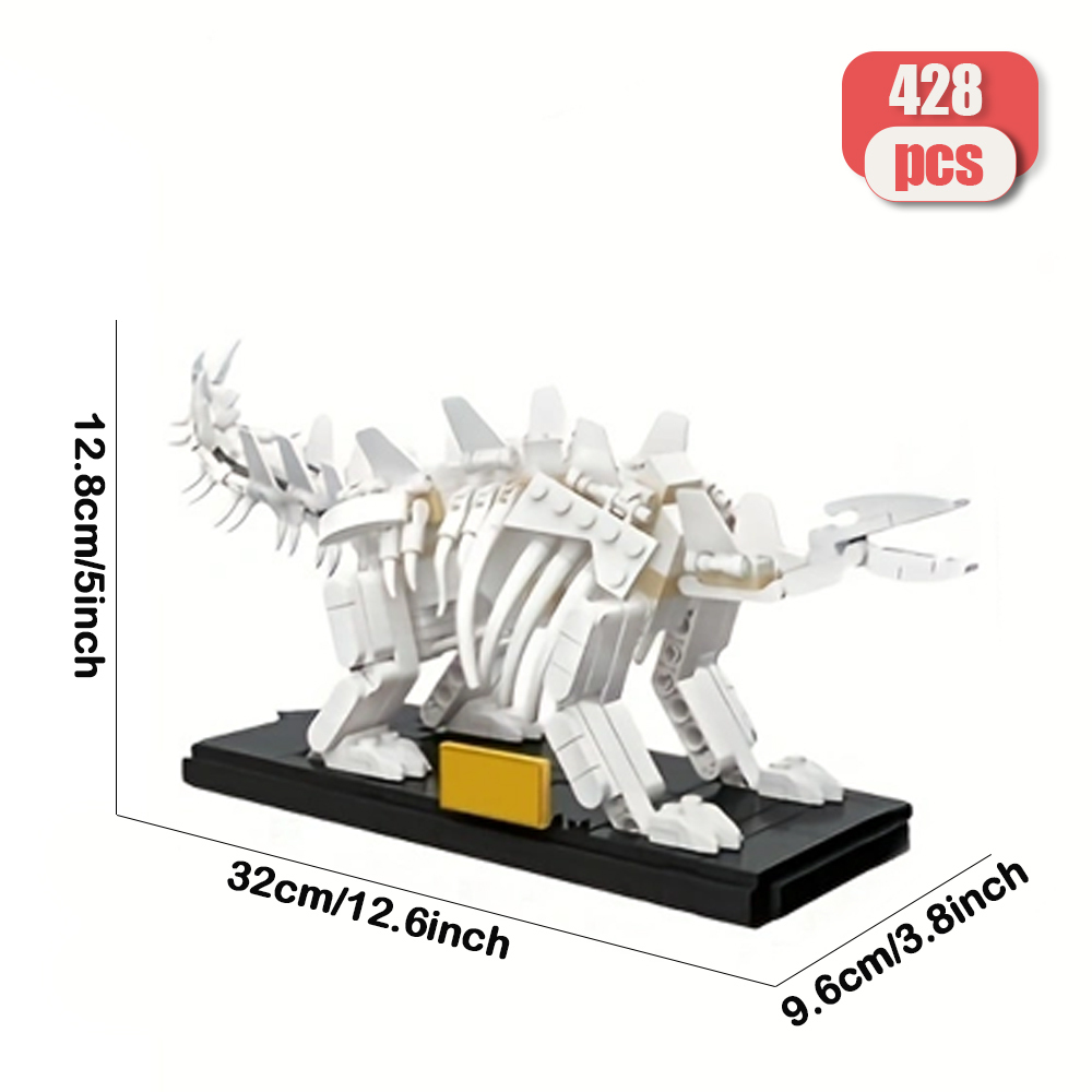 (Ship from USA) Creator Serial Dino Might：Stegosaur Fossil 36003 428Pcs Building Blocks Bricks
