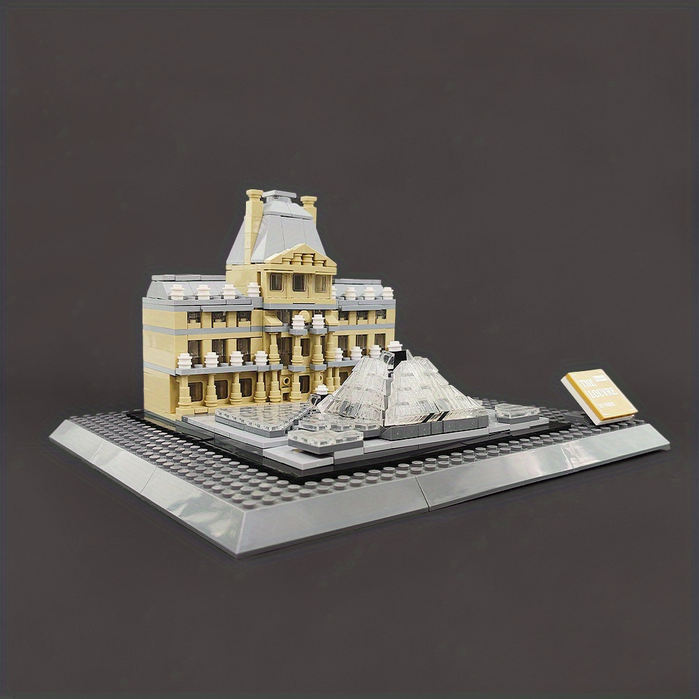 The Louver of Paris 821pcs Moc Model Modular Building Blocks Bricks Toys WG4213 21024