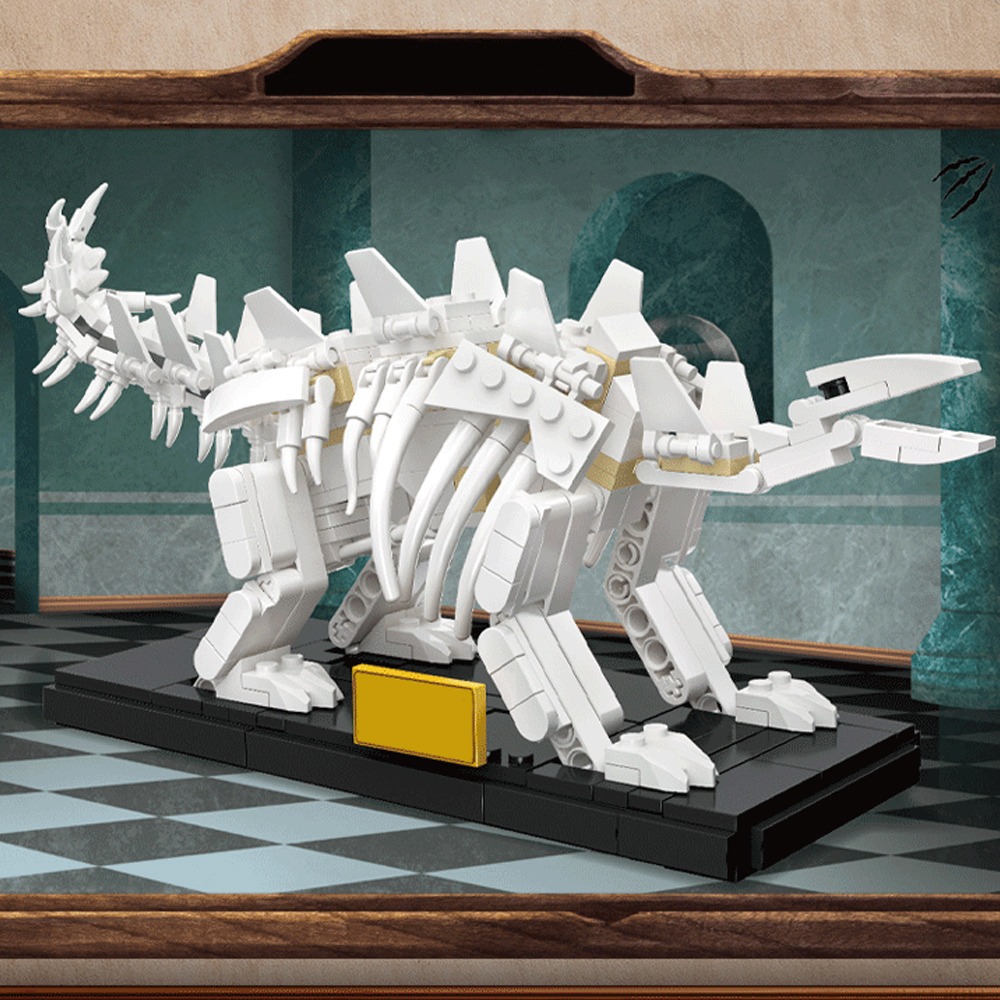 (Ship from USA) Creator Serial Dino Might：Stegosaur Fossil 36003 428Pcs Building Blocks Bricks