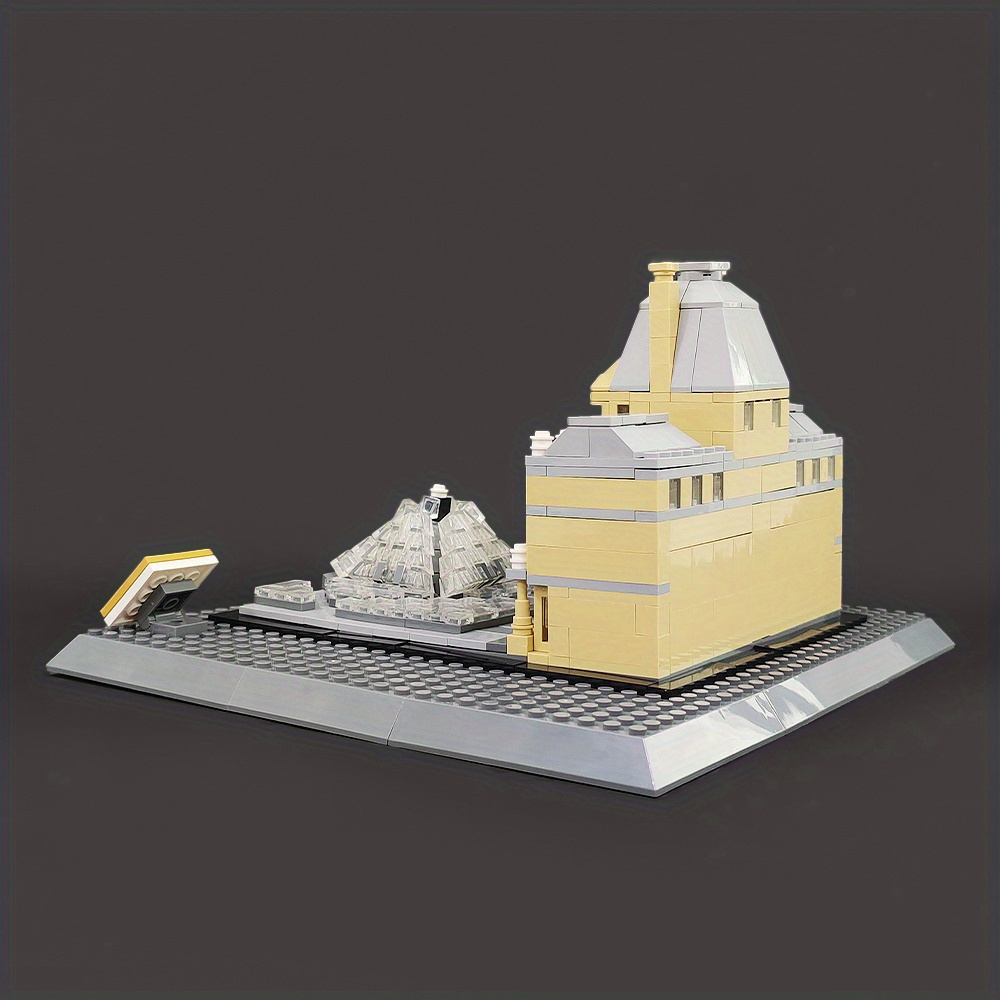 The Louver of Paris 821pcs Moc Model Modular Building Blocks Bricks Toys WG4213 21024