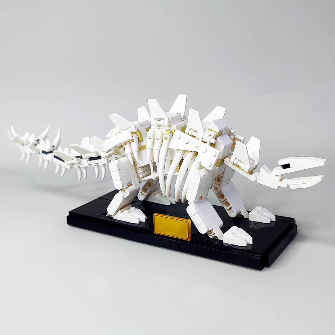 (Ship from USA) Creator Serial Dino Might：Stegosaur Fossil 36003 428Pcs Building Blocks Bricks